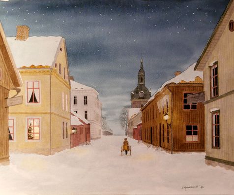 Innan Staden vaknar - Vänersborg "tidigt 1900-tal"