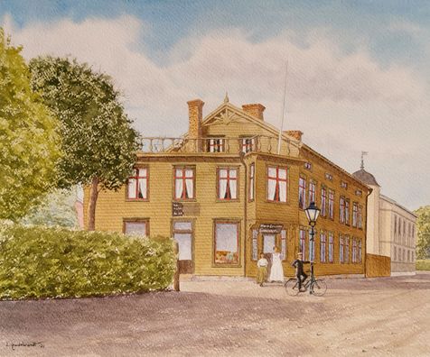 Södergatan- AF Karlssons Vänersborg "tidigt 1900-tal"                 